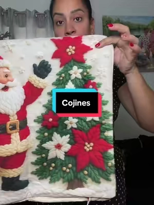 Cojines decorativos para navidad #paratiiiiiiiiiiiiiiiiiiiiiiiiiiiiiii #cojines #decoracionnavideña 
