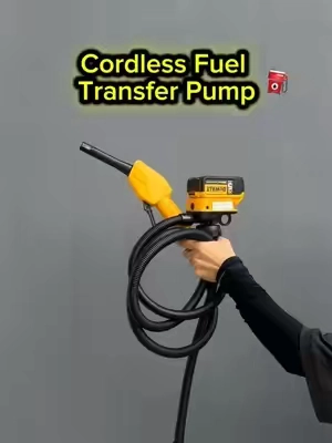 Cordless Fuel Pump: Easier Fuel Transfer 🔋⛽️💪#ecarke #fuelpump #dewalt #milwaukee #tiktokshopstockup 