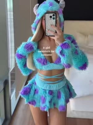 iconic #halloweenideas #halloweencostume #MonstersIncCostume #costumeideas #nonbasichalloweencostumes @Dolls Kill 