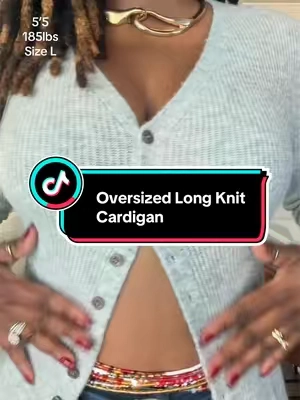 The length, the bell sleeves, the way it hugs the body?! 😍 This is the cardigan you throw on when you wanna look put together without doing too much. Fall outfits just got easier. 🤍 #tiktokshopstockup #falldealsforyou #CardiganOutfit #falloutfits #longcardigan 