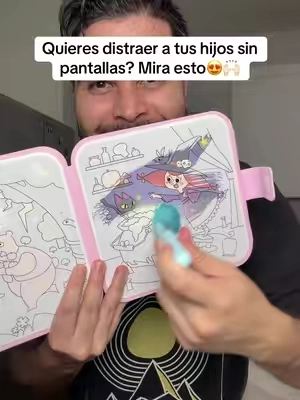 Baja el tiempo de pantalla con estos libros magicos para tus niños😍🙌🏻 #regaloparaniños #regalodenavidad #tiktokshopholidayhaul #niñoscreativos #librodecolorear 