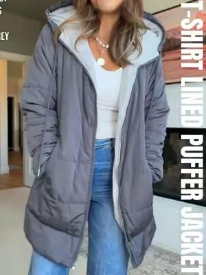 But definitely grab one (or two) before they sell out again.🧸 #pufferjacket #warmjacket #falljackets #winterjacket #puffercoat 