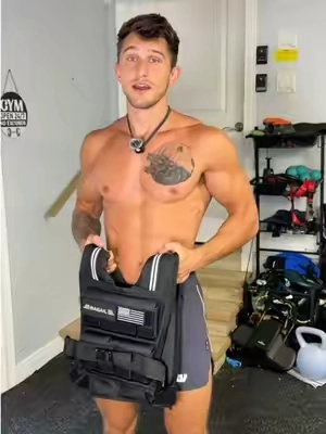 40lb vest for those who want to get in shape FAST 🔥