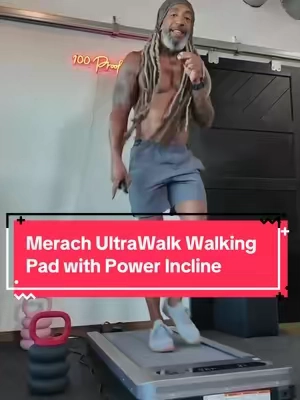 Your walking pad can take you uphill. ⛰️ The MERACH UltraWalk W60 gives you a 12-level auto incline in a compact, under-desk design. I use incline walks to get my heart rate up and put my legs to work, even when I’m staying home. Movement is medicine. 💪🏽 #dailysteps #WalkingPad #InclineWalk #MERACH #treadmill 
