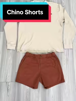Fall Chino Shorts #shorts #chinos #fallfashioninspo #mensfallfashion 