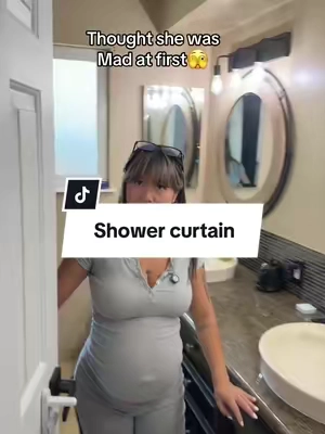 #showercurtains #bathroomdecor #hooklessshowercurtain #bathroommakeover #tiktokshopcreatorpicks 