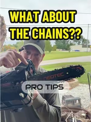 PRO TIPS 🔥🔥🔥🔥🔥#tiktokshopstockup #yardwork #neotec #chainsaw #DIY. NEOTEC 12” 3Pack Chains for the 25ccx12” Chainsaw SALE