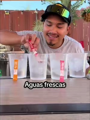 These aguas frescas are so good especially when ice cold to beat the heat chose your favorite flavor #fyp #aguasfrescas #icecold #colddrinks #Summer 