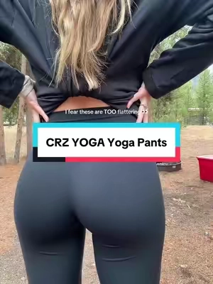 Buttery soft, smooth through the front, and the flare makes your legs look sooo good. #CRZYoga #FlaredLeggings #AthleisureStyle #ComfyFits #GymGirlStyle