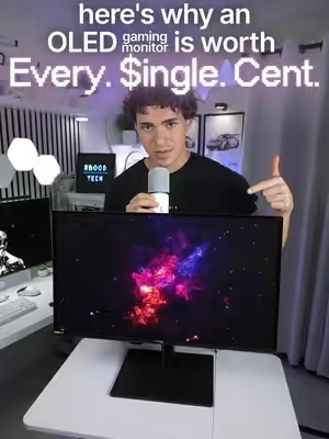 Why OLEDS are worth the money even for the expensive price #oled #hyperx #monitor #gamingmonitor #qdoled 