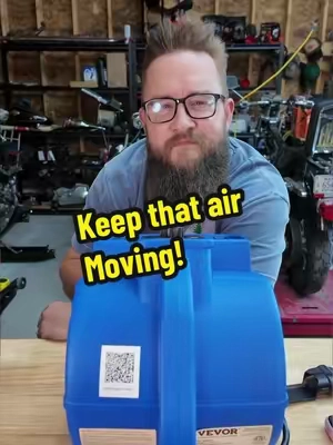 Floor blowers are great for keeping things dry. I have one going in my basement to help with the moisture build up! #blower #floorblower #vevor 