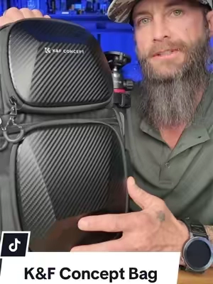 This K&F Concept camera bag has quickly become my favorite! Compact, easy to organize, quick camera access, and even room for your tripod. #KFConcept #CameraBag #CameraGear #ContentCreator #PhotographyGear 