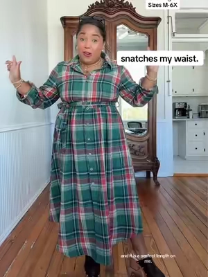 This one exceeded expectations. Snatches the waist. Flows over the belly and hips. Buttons are non functioning, so no worry of everything coming undone. I’m wearing a size L. #tiktokshopcreatorpicks #size14style #tiktokshopstockup #midsizepetite #bloomchic @BloomChic 