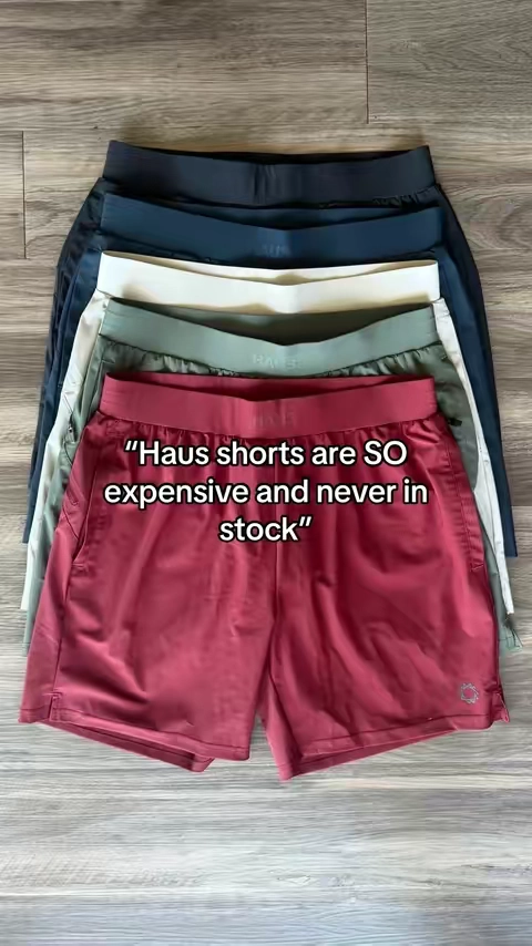 I’m 6’1 170 wearing size M🙌 #haus #shorts 