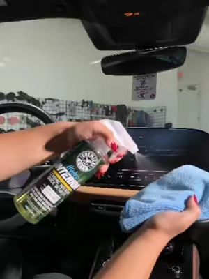 Clean today. Protect for tomorrow. ✨ HydroInterior Ceramic Interior Quick Detailer refreshes your interior while leaving behind ceramic protection for a clean, fresh finish! #ChemicalGuys #HydroInterior #CeramicInterior #InteriorDetailing #CarInterior #QuickDetailer #CarCleaning #AutoDetailing #CleanCar #CarTok #tiktokshopstockup