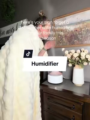No more mold in our humidifier because this brand new humidifier by @LEVOIT is dishwasher safe!  #humidifier #coldseason #sickseason #tiktokshopcreatorpicks #tiktokshopstockup 