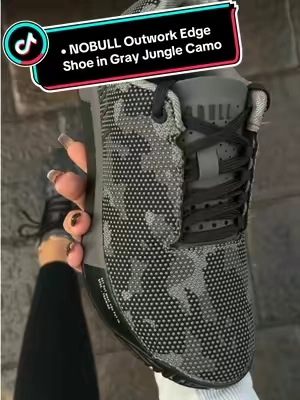 NOBULL Women's Outwork Edge Shoe in Gray Jungle Camo - OG Strength Training Shoe, Durable Gym Trainer, Lifting Sneakers ##nobull##trainershoes##gymshoes##TikTokShopStockUp##sneakerhead