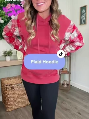 The hoodie of fall! Love the plaid details and it’s 100% cotton! @shewin_official_us @SHEWIN 