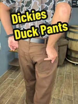 Dickies Men's Regular Fit Duck Pants built for hard work and everyday durability. TOUGH MAX fabric adds strength and abrasion resistance, while Dickies FLEX technology gives you room to move without feeling stiff. Five built-in pockets keep your everyday work essentials close. Rugged work pants for construction, shop work, mechanics, farm work, and demanding jobs. A solid Black Friday or Christmas gift for the working man. #workhardstyleharder #tiktokshopstockup #tiktokshopblackfridaysale #tiktokshopcybermonday #tiktokshopfalldealsforyou @Dickies 
