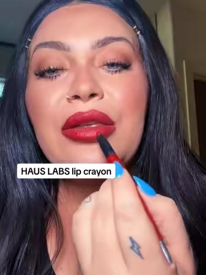 Do we love? Or do we LOVE? 💋 @Haus Labs #hauslabs #redlip #lipcombo #lipliner #spotlightfinds 