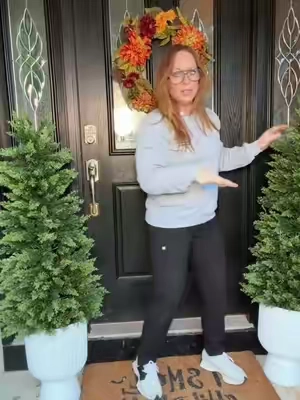 These are the faux cedar trees that make people stop and ask, “Wait… those aren’t real?!” 🌲😂 They come as a set of two, they’re incredibly full and realistic, and they come in their own weighted pots. I just drop them right into my decorative porch planters and I’m DONE. 🙌🏼 No watering. No dying. And no cedar needles sh*tting all over the porch. 😂🎄 #FauxCedarTrees #ChristmasPorch #FrontPorchDecor #OutdoorChristmasDecor #TikTokShopStockUp