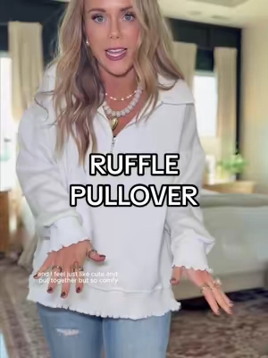 loooove the ruffles🤌🏼🤍