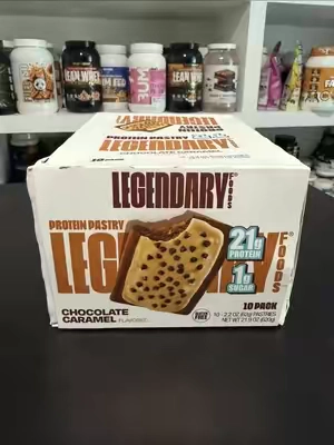 NEW Chocolate Caramel Protein Pastry - @Legendary Foods  #legendaryfoods #proteinpastry 