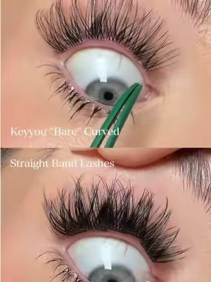 These Bare curved lashes >>> @keyyou_foryou_ @keyyoulashlive #lashes #lashclusters #naturalglam #diylashextensions #makeuphacks 