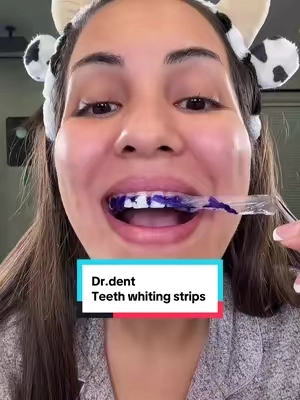 Uummmm 😳 #drdent #whiterteeth #tiktokmademebuyit #purpleteethwhitening 