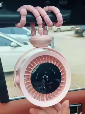 Am I the only one who didn't know backseat is way hotter than front? #CarEssentialsForKids #SummerCarHack #PortableStrollerFan #ParentLifeHacks #DealsForYouDays