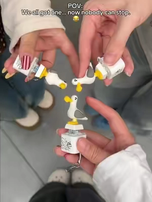 Nobody can resist pressing it. This is way too funny.🤣 #seagull #keychain #button #fyppppppppppppppppppppppp #adhd 