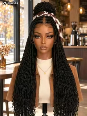 This hair is matching the autumn mood perfectly. 🤎✨#frodiohair #sohochic #wig #fyp #tiktokshopstockup #veralux #braidwig #braidstyles