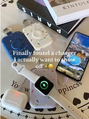 I picked it for the colors and stayed for everything else#powerbank #rorrycharger #dealsforyoudays #portablecharger #summerfinds 