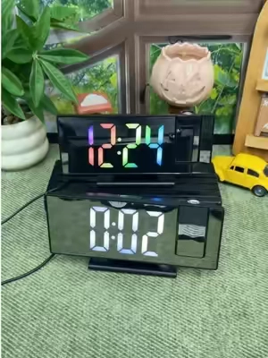⏰180°ProjectionAlarmClock,ClearTimeDigitsOnYourCeiling#BedroomEssential#NightClock#LifeHack#fyp#tiktokshopstockup 