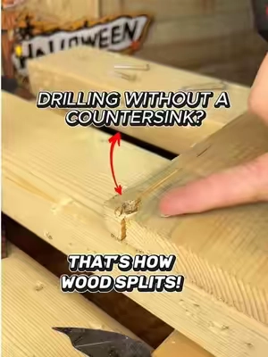 Create clean and smooth screw holes with this countersink drill bit. Perfect for woodworking and DIY projects.#woodworkingtools  #drillbitset #carpenter #tiktokshopstockup#DIY 