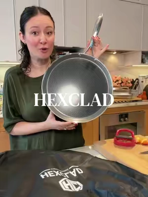 The @HexClad griddle pan is going to make breakfast and lunch so easy! 🍳 #hexclad 