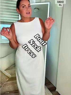 Boat Neck Dress! #thicknstrong #dress #maxidress #mididress #dresses 