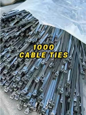 1000 pack cable ties #zipties #cableties #electrician 