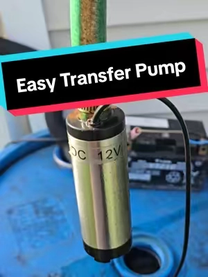 POV: Moving diesel, kerosene, oil, or water by hand is messy until this 12V pump does the transfer for you ⛽💧 This 12V Portable Submersible Transfer Pump clips to a car or truck battery and is rated for water, diesel, kerosene, and oil. Strong flow for tanks, barrels, boats, farms, and emergency use. No more siphoning. Clip it. Pump it. Done. If you move these liquids regularly, this pump will save time and spills. Drop a ⛽ if you need this! Tap the orange cart 🛒 #SubmersiblePump #FuelTransferPump #12VPump #DieselPump #GarageTools 