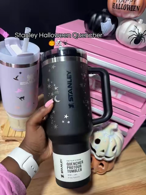 Stanley finally dropped the Halloween collection exclusive to TikTok shop!! Grab your cup before the sell out 👻🎃🕷️🕸️#stanleytumbler #StanleyCup #stanleyquencher #stanleyhalloween #tiktokshopnewarrivals 