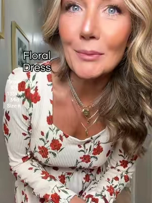 This little floral dress + cowboy boots combo 🌹🤠 Such an easy way to bring a little western boho into your fall wardrobe! Flowy, flattering and cute enough for date night, concerts or girls’ night. Wearing a small — 5’4”, 135 lbs, size 6. #FallDress #BohoDress #tiktokshopstockup #dress #Over40Style