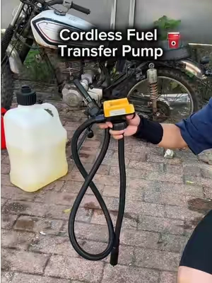 Auto Shut-Off for Easier Fuel Pumping 🔋⛽️✨#ecarke #fuelpump #gaspump #dewalt #tiktokshopstockup 