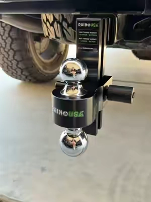 RhinoUSA adjustable drop hitch #drophitch #hitch #trailerhitch #truckhitch #rhinousa 