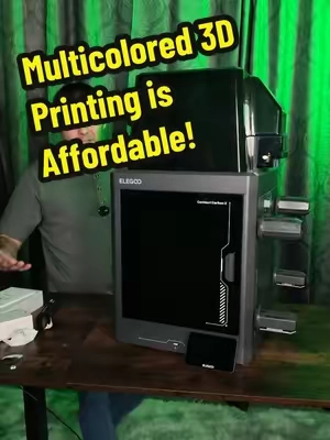 Multicolored 3D Printing is Finally Affordable for everyone! While also giving ability to carbon fiber! #3d #DIY #3dprinting #tiktokshopblackfriday #tiktokshopstockup 