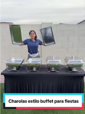 Respuesta a @auro66 charolas de acero inoxidable de 9Qt estilo buffet para mantener los alimentos calientes en tus fiestas #foodwarmer #holidayhacks #buffet #blackfriday #tiktokshopcreatorpicks 