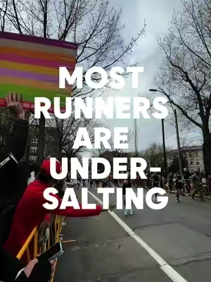 Most runners are under-salting. 🧂 This is your sign to take your electrolytes 💦 #electrolytes #runner #runtok #marathon 