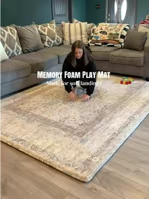 We have had so many play mats from this company & they never disappoint! Whether I gift them or just place them in other areas of the house, they are the best play mats hands down!  #huloosleep #memoryfoam #playmat 