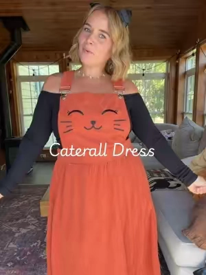 🐈‍⬛🐈‍⬛🐈‍⬛ @BloomChic #halloween #overalls #dress #midsizefashion #sohochic 