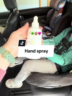Keeping those sicknesses away! This gentle hand spray neutralizes all those germs safely! 🙌🏽 So easy to keep in your bag!  #hypochlorousacidspray #sickseason #tiktokshopstockup #tiktokshopcreatorpicks #toddleressentials 