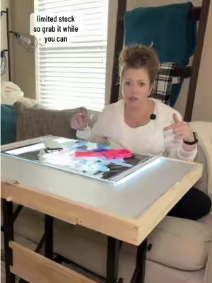 such a flexible desk or table for Diamknd art & puzzle work from @Banggood #puzzle #diamondart #diamondpainting #puzzletok #diamondpaintingtiktok 